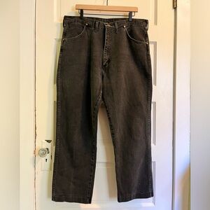 Vintage Wrangler Black Relaxed Jeans Classic Style